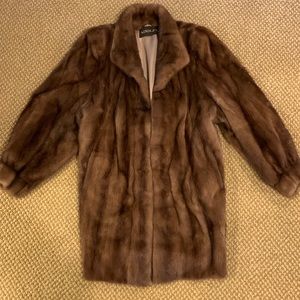 Vintage Adolfo Mink 3/4 Coat